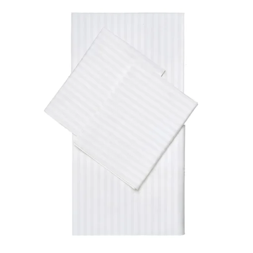 Verderoccia Set di lenzuola Athos Jacquard Bianco US King