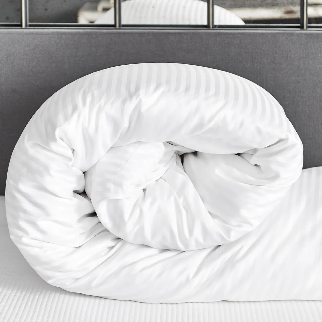 Verderoccia Set di lenzuola Athos Jacquard Bianco US King