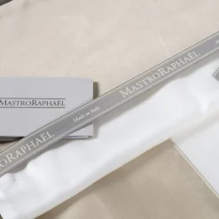Mastro Raphael Set di lenzuola e due federe in raso di cotone beige Tivoli