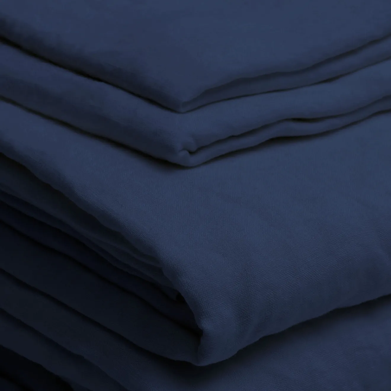 Sesia&Co. Set di Lenzuola King Size in Lino colore Mirtillo