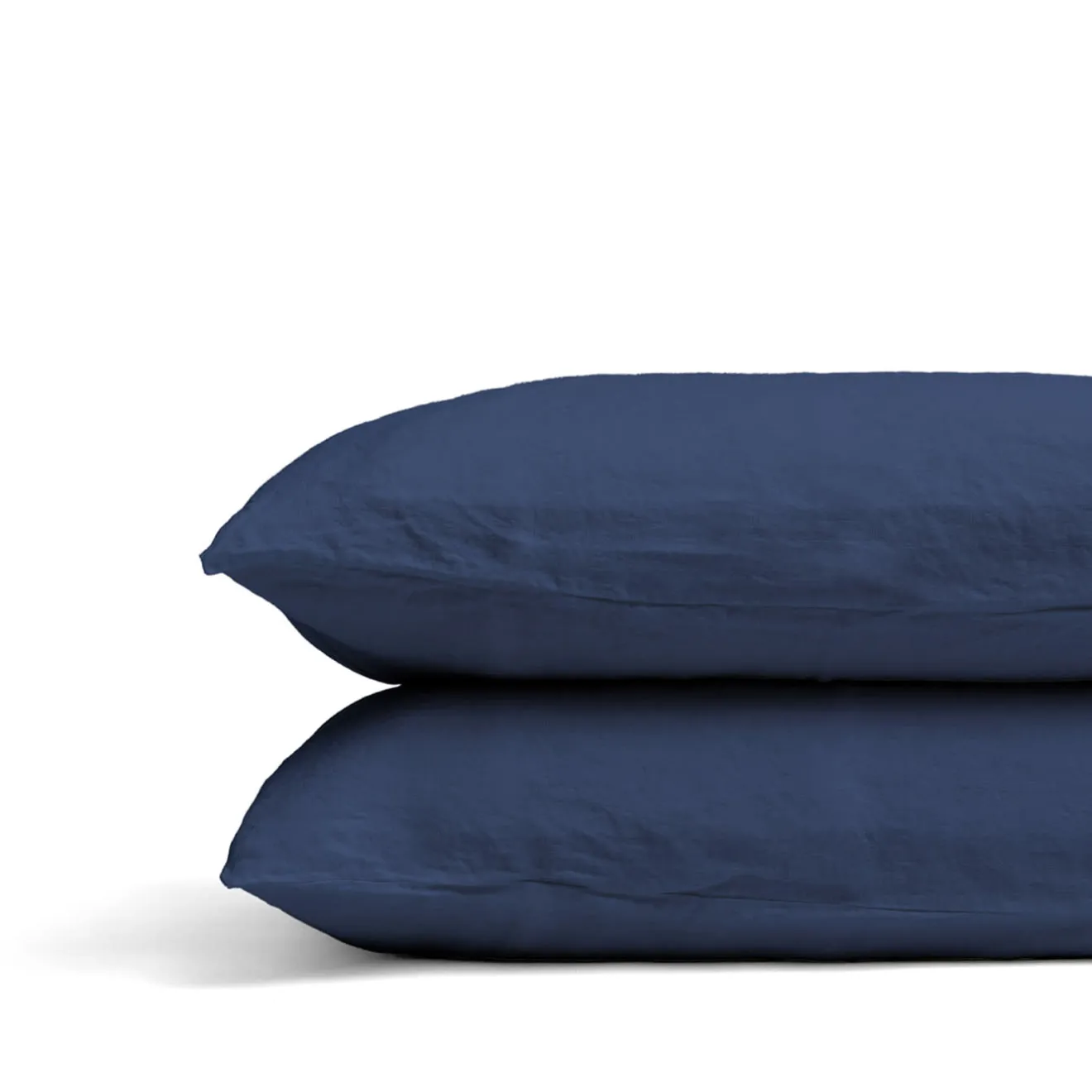 Sesia&Co. Set di Lenzuola King Size in Lino colore Mirtillo