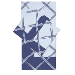 Verderoccia Set di lenzuola King US in Cina blu jacquard di Quattro Generazioni