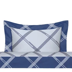 Verderoccia Set di lenzuola King US in Cina blu jacquard di Quattro Generazioni