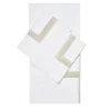 Verderoccia Set di lenzuola Plissè Bianco e Marmo US King