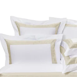 Verderoccia Set di lenzuola Plissè Bianco e Marmo US King