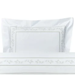 Verderoccia Set di lenzuola Roma White & Silver Olive US King