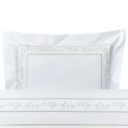 Verderoccia Set di lenzuola Roma White & Silver Olive US King