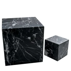 FiammettaV Home Collection Set di oggetti decorativi fermalibri in marmo nero Marquina