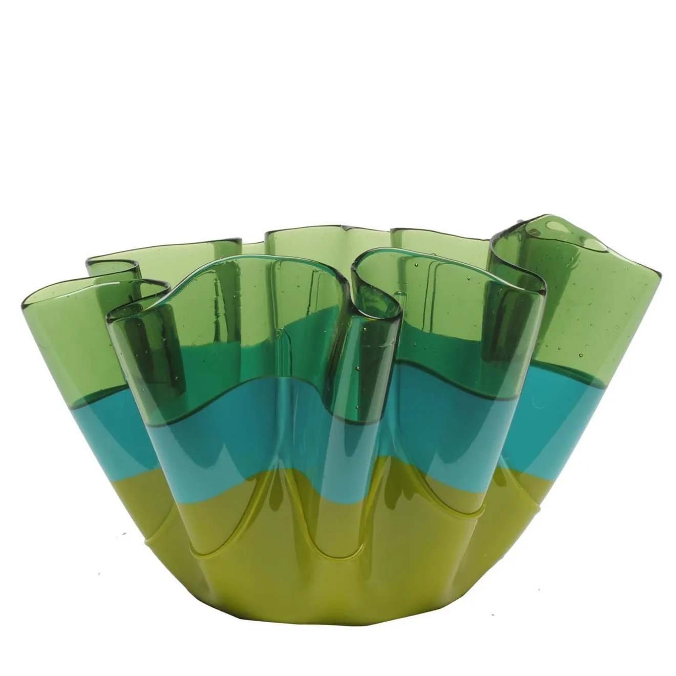 Corsi Design Factory Sfumati Vaso medio verde e turchese di Paola Navone