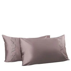 Rivolta Carmignani Shangri-La Rosa Tropea Set di 2 federe