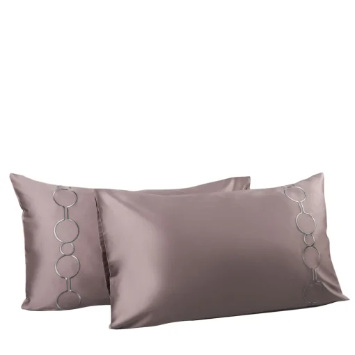 Rivolta Carmignani Shangri-La Rosa Tropea Set di 2 federe