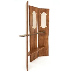 Davide Palardi Specchiera Nessente con triplo pannello in legno di frassino