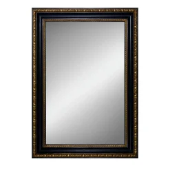 Caiafa Specchio da parete Cassonetto Impero in ebano e oro