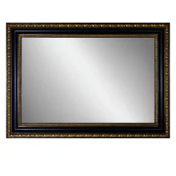Caiafa Specchio da parete Cassonetto Impero in ebano e oro