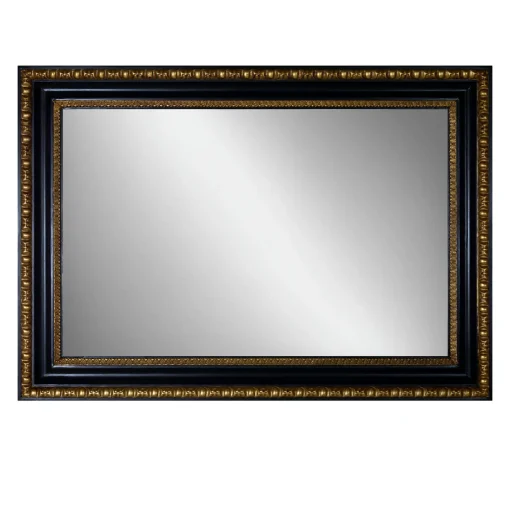 Caiafa Specchio da parete Cassonetto Impero in ebano e oro