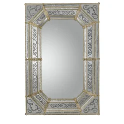 Barbini Specchio da parete Cornaro con foglia d'oro