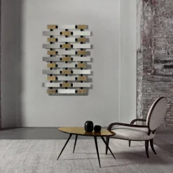 Extroverso Specchio da parete decorativo Cometa di G. Ventura