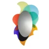 Barbini Specchio da parete Harlekiini in vetro multicolore