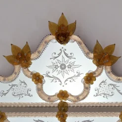 Fratelli Tosi Specchio da parete in vetro di Murano Toronto