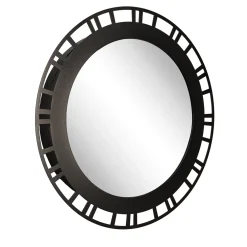Splot Design Specchio da Parete Nero Solisumbra