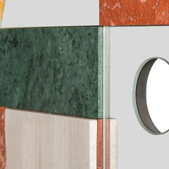 Salvatori Specchio da parete policromo Neighbors Circle