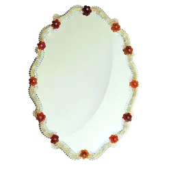 Specchi Veneziani Specchio da parete Rosso