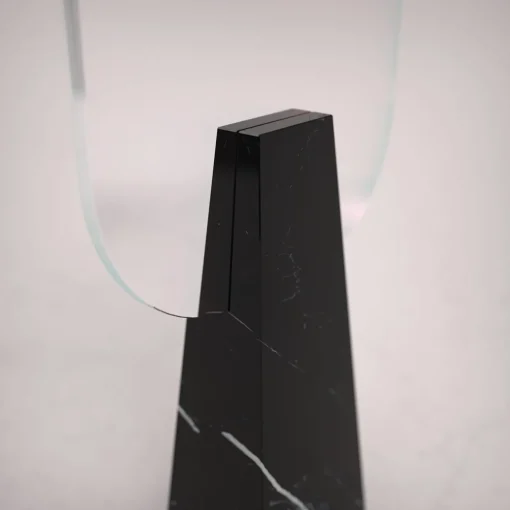 Carcino Design Specchio da tavolo Ophelia Black Marquina