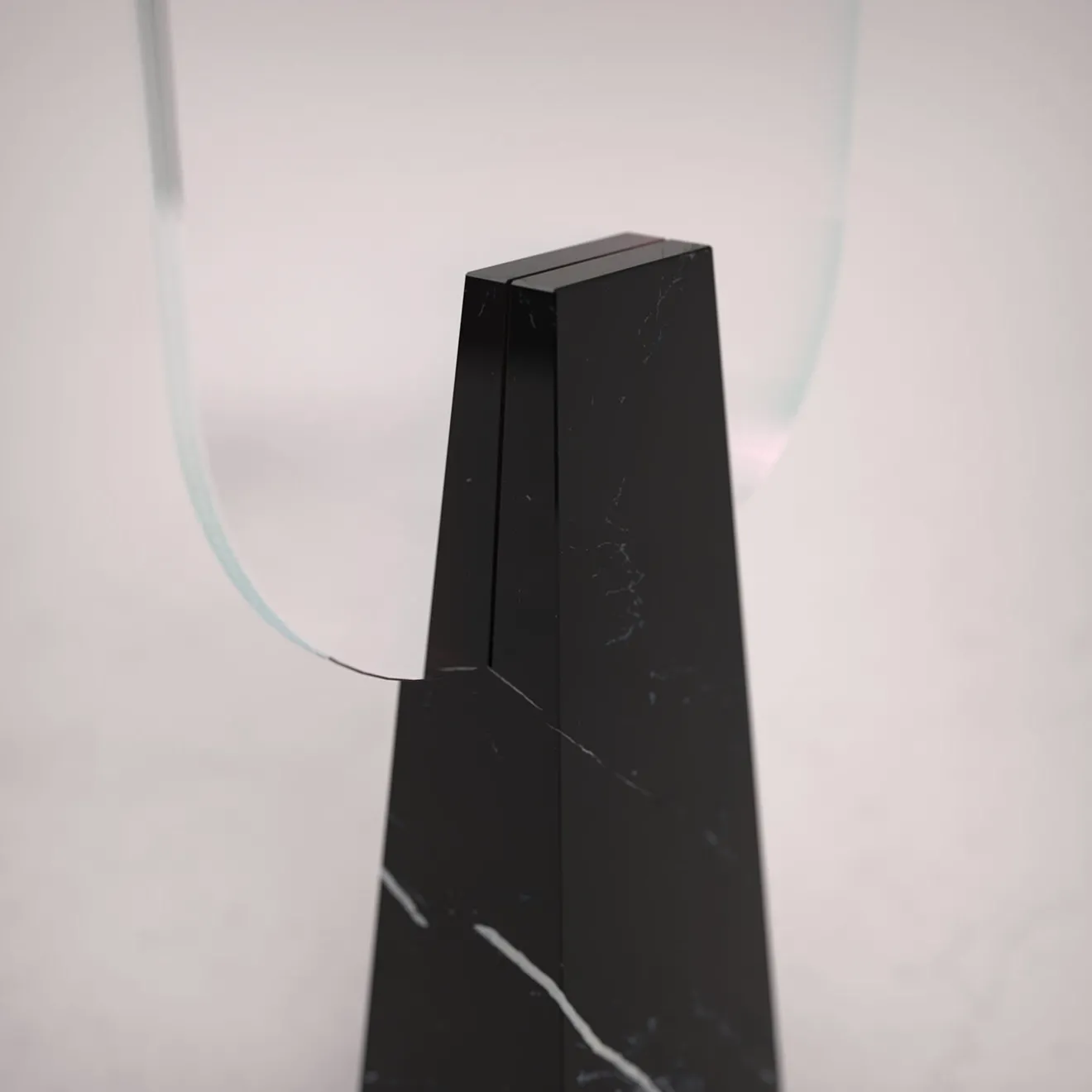Carcino Design Specchio da tavolo Ophelia Black Marquina