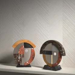 Salvatori Specchio da tavolo ovale policromo Friends