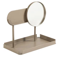 Orografie Specchio da tavolo Virgola Beige di Xu Zheng