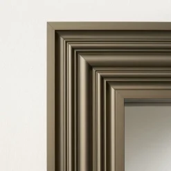 Opinion Ciatti Specchio Da Terra In Alluminio Anodizzato Ottone Spazzolato