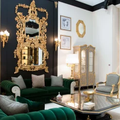 CG Capelletti Specchio d'oro in stile Chippendale