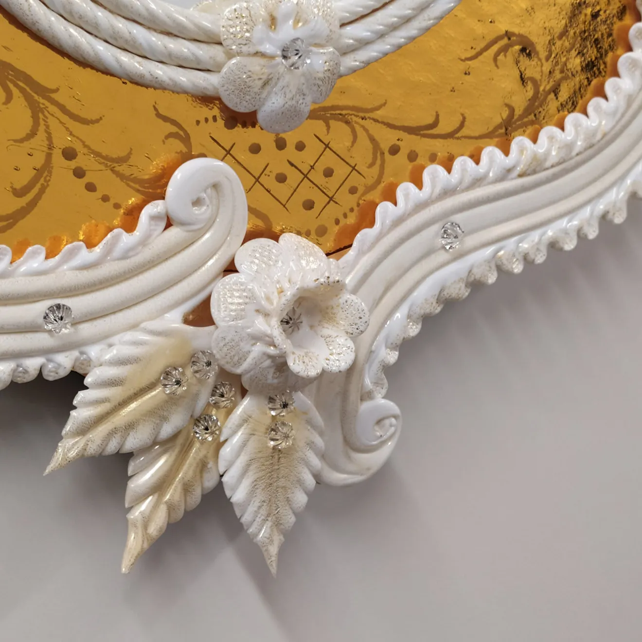 Fratelli Tosi Specchio in vetro di Murano Tiepolo