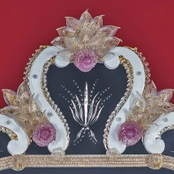 Fratelli Tosi Specchio in vetro di Murano Barocco