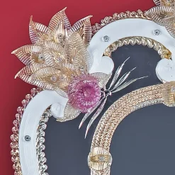 Fratelli Tosi Specchio in vetro di Murano Barocco