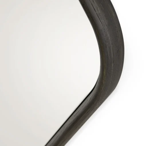 Morica Design Specchio medio Wood Eye con cornice in rovere massiccio