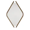 Morica Design Specchio medio Wood Eye con cornice in noce massiccio
