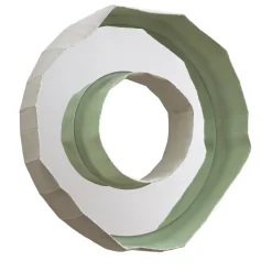 Paola Paronetto Specchio Reflections Ring Aura 50 Bianco e Verde