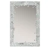 Melting Mirrors Specchio rettangolare da parete Arielle Argento