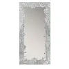 Melting Mirrors Specchio rettangolare da parete Lysiane argento
