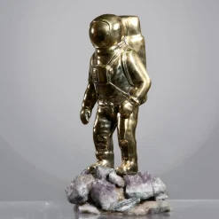 Fonderia Artistica Ruocco Statuetta Astronauta in bronzo