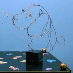 Profilo Statuetta di bronzo Beagle