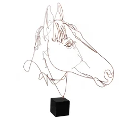Profilo Statuetta di cavallo in bronzo