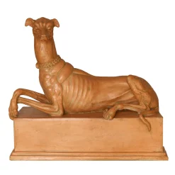 Ceramiche Ceccarelli Statuetta di levriero