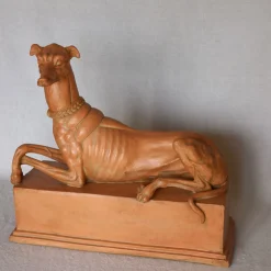 Ceramiche Ceccarelli Statuetta di levriero