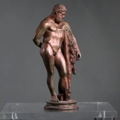 Fonderia Artistica Ruocco Statuetta Ercole Farnese Frammento Piccolo in bronzo