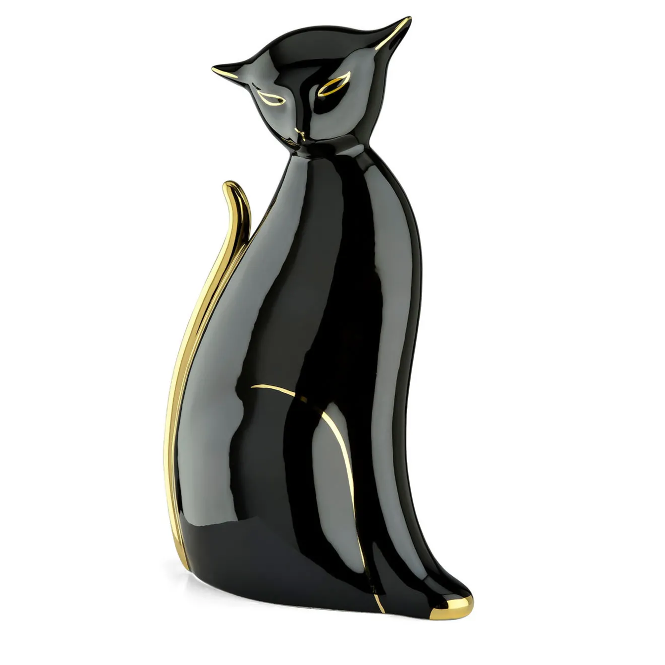 Le Porcellane Statuetta Gatto Orientale