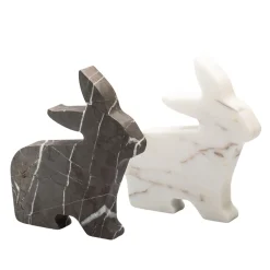 Kimano Statuetta grigia Bunny di Alessandra Grasso