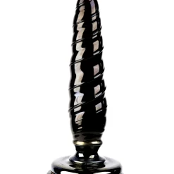 Officine di Murano 1295 Stmatbott Bottiglia nera e gialla