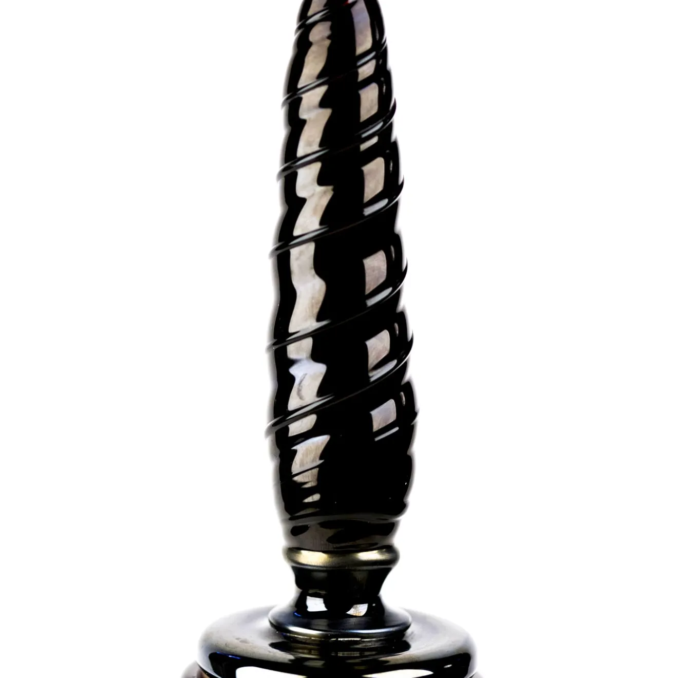 Officine di Murano 1295 Stmatbott Bottiglia nera e gialla